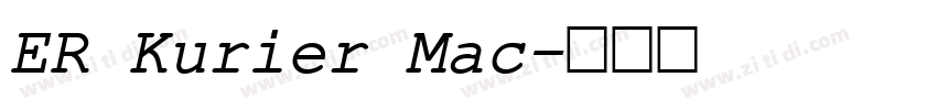 ER Kurier Mac字体转换